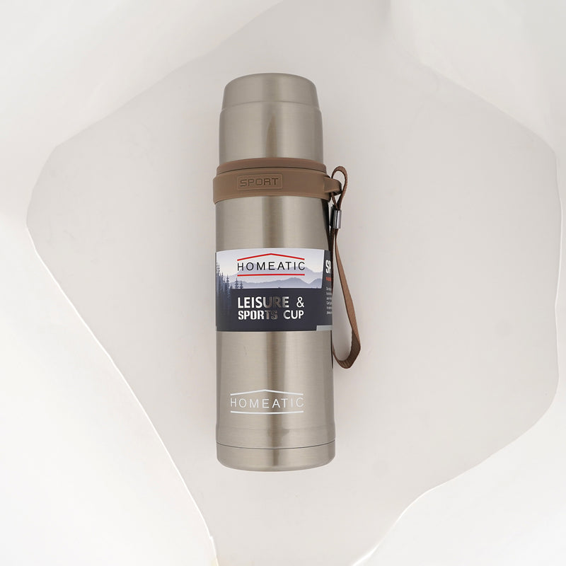 Homeatic Sports & Leisure Thermo Bottle – Insulated Stainless Steel Flask