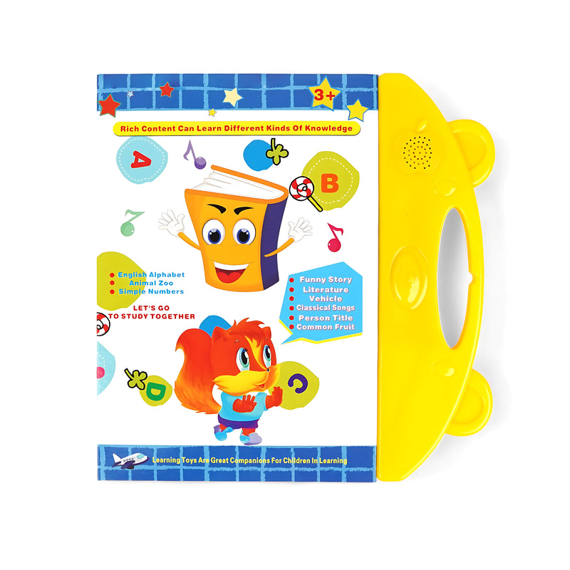 Interactive Learning Book - Knowledge Companion for Kids Age 3+ - Fun and Educational Sound Book with Handle

