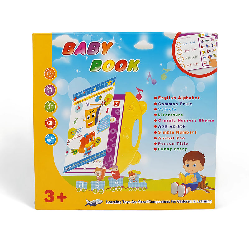 Interactive Learning Book - Knowledge Companion for Kids Age 3+ - Fun and Educational Sound Book with Handle


