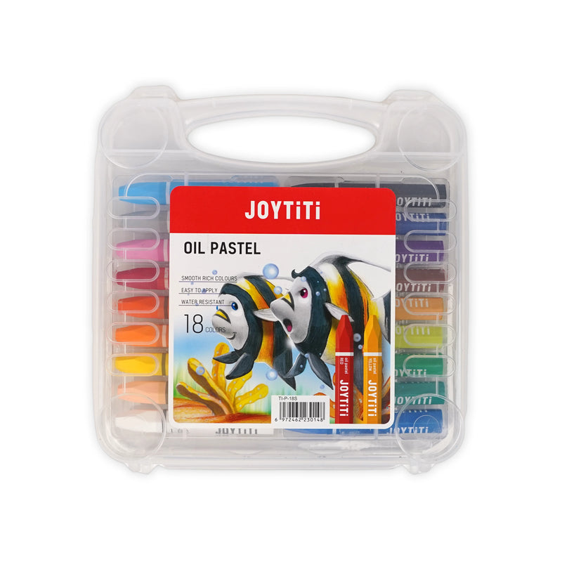 JOYTITI Oil Pastel Set - Available in 12, 18, 24, 48 and 55 Smooth & Water-Resistant Colors | Premium Quality for Artists