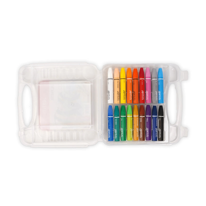 JOYTITI Oil Pastel Set - Available in 12, 18, 24, 48 and 55 Smooth & Water-Resistant Colors | Premium Quality for Artists