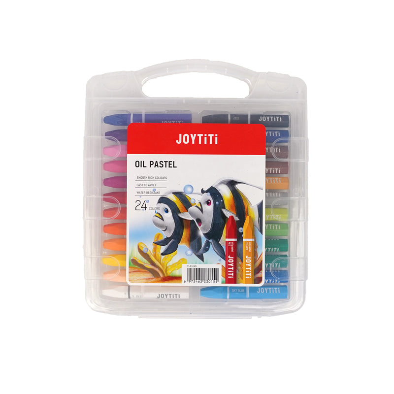 JOYTITI Oil Pastel Set - Available in 12, 18, 24, 48 and 55 Smooth & Water-Resistant Colors | Premium Quality for Artists