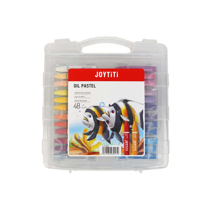JOYTITI Oil Pastel Set - Available in 12, 18, 24, 48 and 55 Smooth & Water-Resistant Colors | Premium Quality for Artists