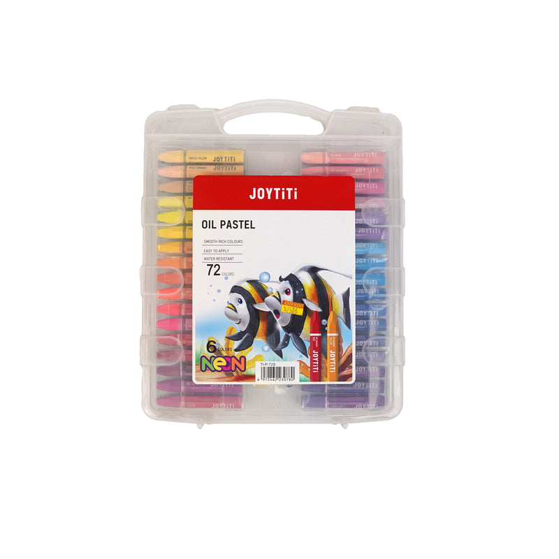 JOYTITI Oil Pastel Set - Available in 12, 18, 24, 48 and 55 Smooth & Water-Resistant Colors | Premium Quality for Artists