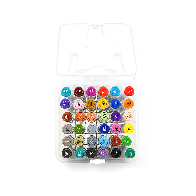 Tianhao & Keep Smiling Dual Tip Alcohol-Based Marker Sets - Available in 24, 36, 48, 60, and 80 Color Variants