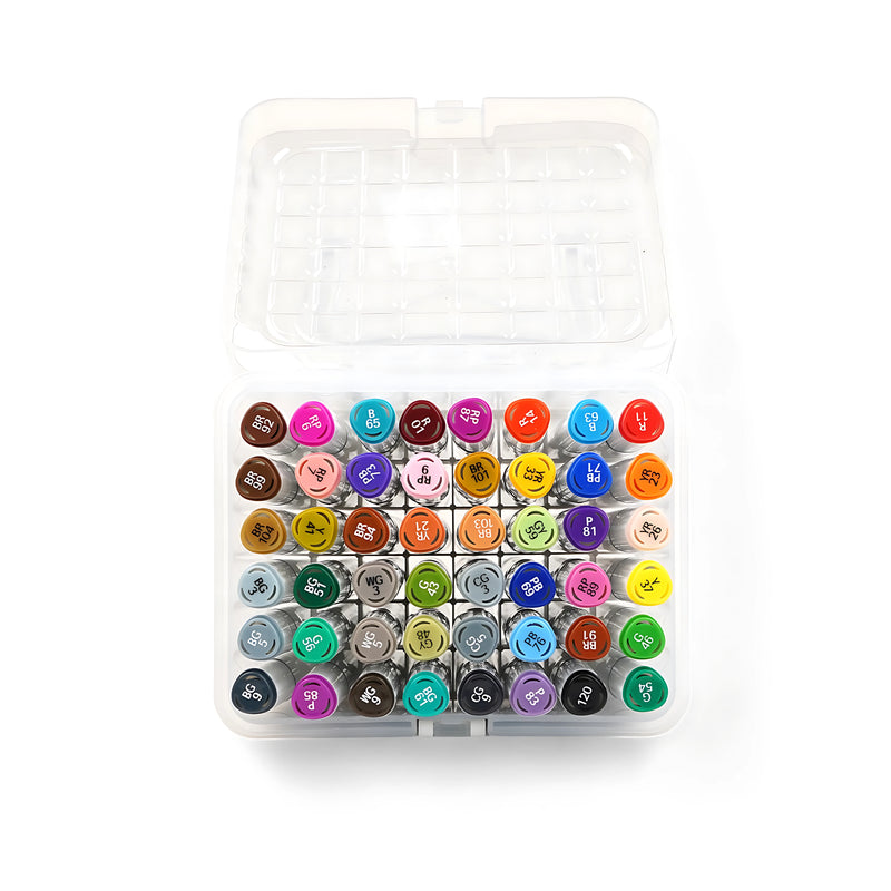 Tianhao & Keep Smiling Dual Tip Alcohol-Based Marker Sets - Available in 24, 36, 48, 60, and 80 Color Variants