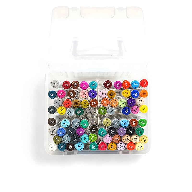Tianhao & Keep Smiling Dual Tip Alcohol-Based Marker Sets - Available in 24, 36, 48, 60, and 80 Color Variants