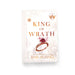 Cover of King of Wrath by Ana Huang, featuring a shattered ruby ring and delicate floral design, hinting at emotional depth and power dynamics in the story.






