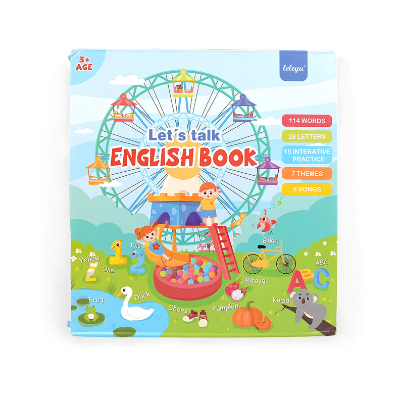 Let's Talk English Book – Interactive Learning & Coloring Book for Kids