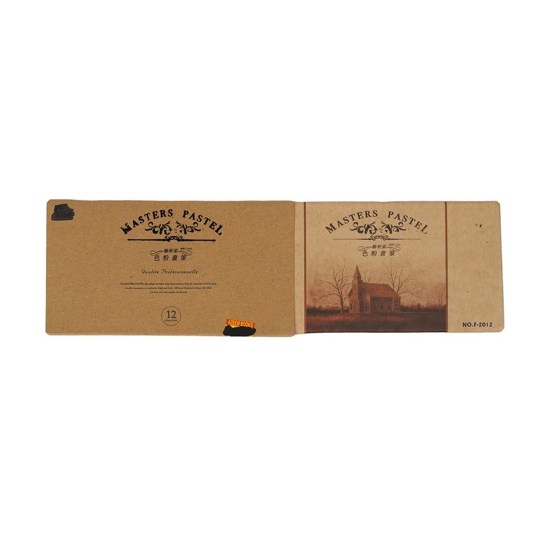 MARIE'S MASTERS PASTEL | Premium 12, 24, 36, 48 Colour Pastel Sets with Brush