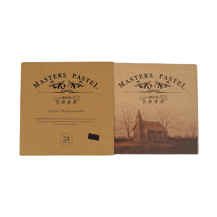 MARIE'S MASTERS PASTEL | Premium 12, 24, 36, 48 Colour Pastel Sets with Brush