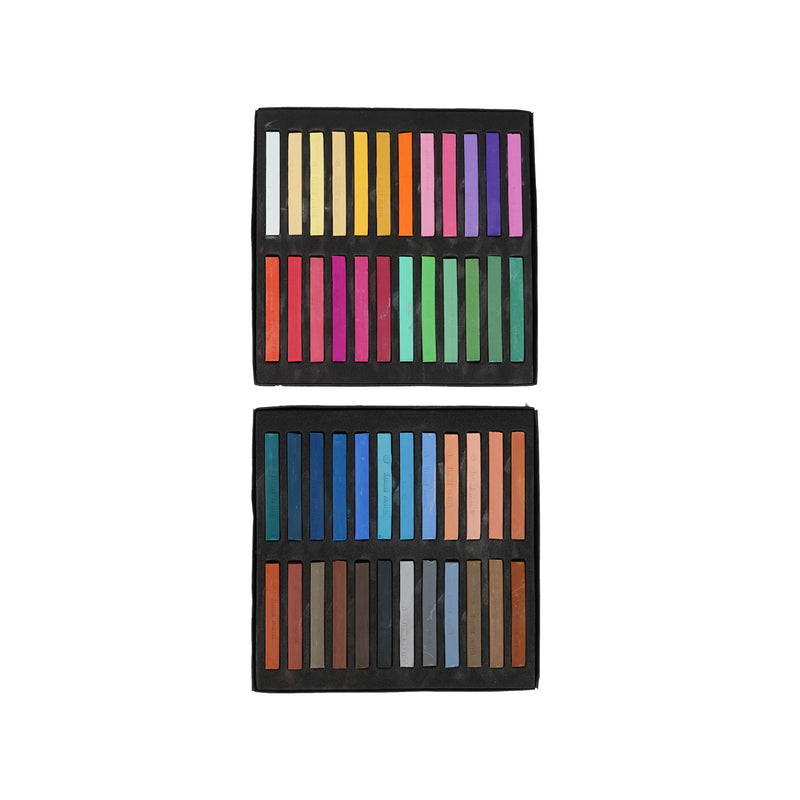 MARIE'S MASTERS PASTEL | Premium 12, 24, 36, 48 Colour Pastel Sets with Brush