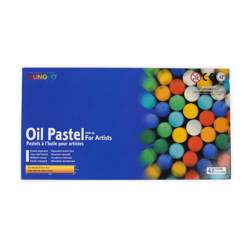MUNGYO Oil Pastels Set – Vibrant Artist-Grade Crayons in 12 to 48 Colors