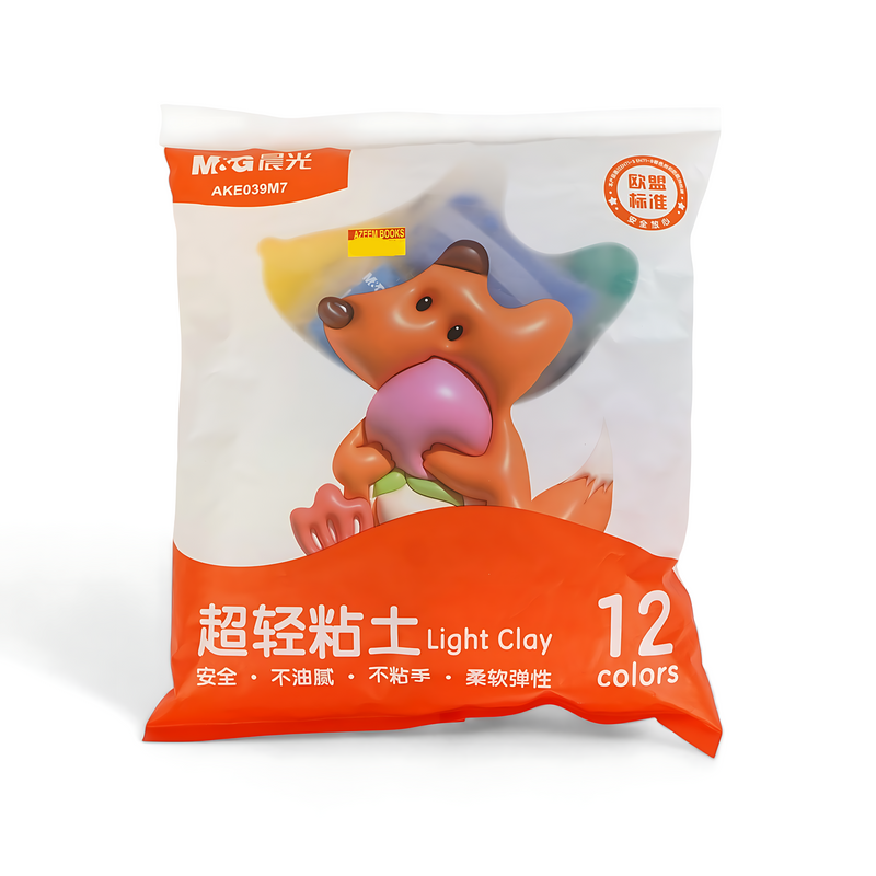 M&G Light Clay - Ultra-Light Modeling Clay Set in 12 and 24 Colors