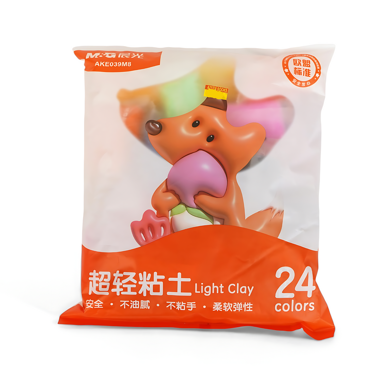 M&G Light Clay - Ultra-Light Modeling Clay Set in 12 and 24 Colors