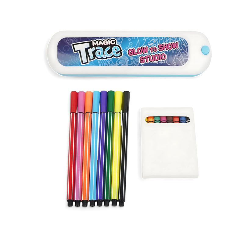Magic Trace Glow to Show Studio - Art Reveal Set for Kids (Age 6+)