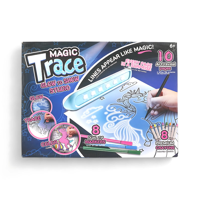 Magic Trace Glow to Show Studio - Magical Art Tracing Kit for Kids
