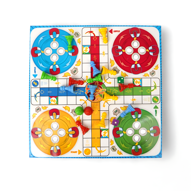 Magnetic Ludo and Fast & Furious Car Racing Game - 2 in 1 Fun for Family and Friends