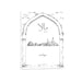 Cover of Mala by Nemrah Ahmed, featuring an architectural sketch with an arched gateway, reflecting themes of transformation and self-discovery.


