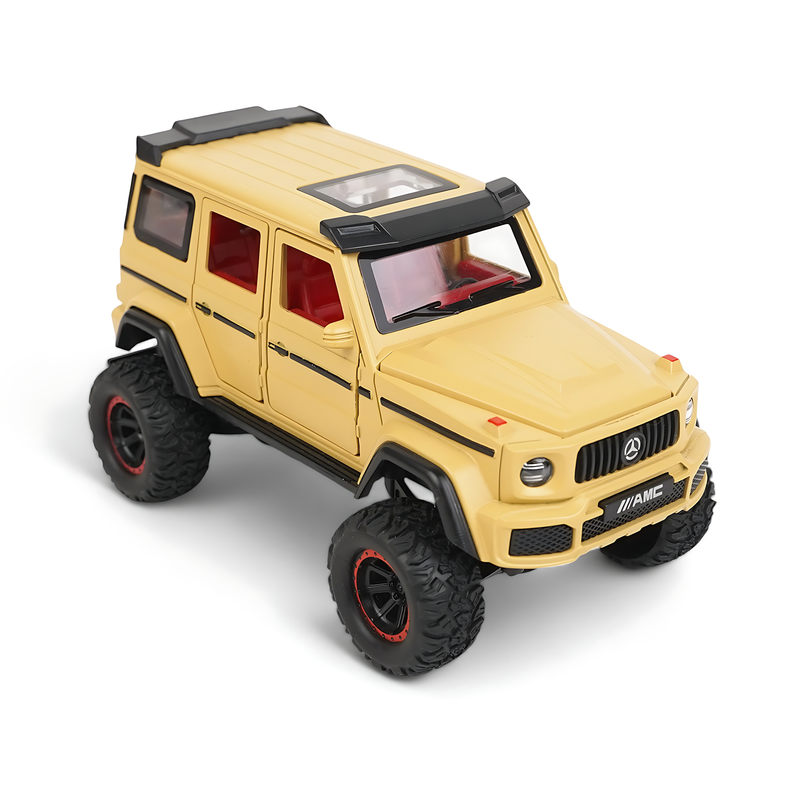 Mercedes-Benz AMG G-Class Diecast Model - Bold Beige Off-Road SUV Miniature with Realistic Details