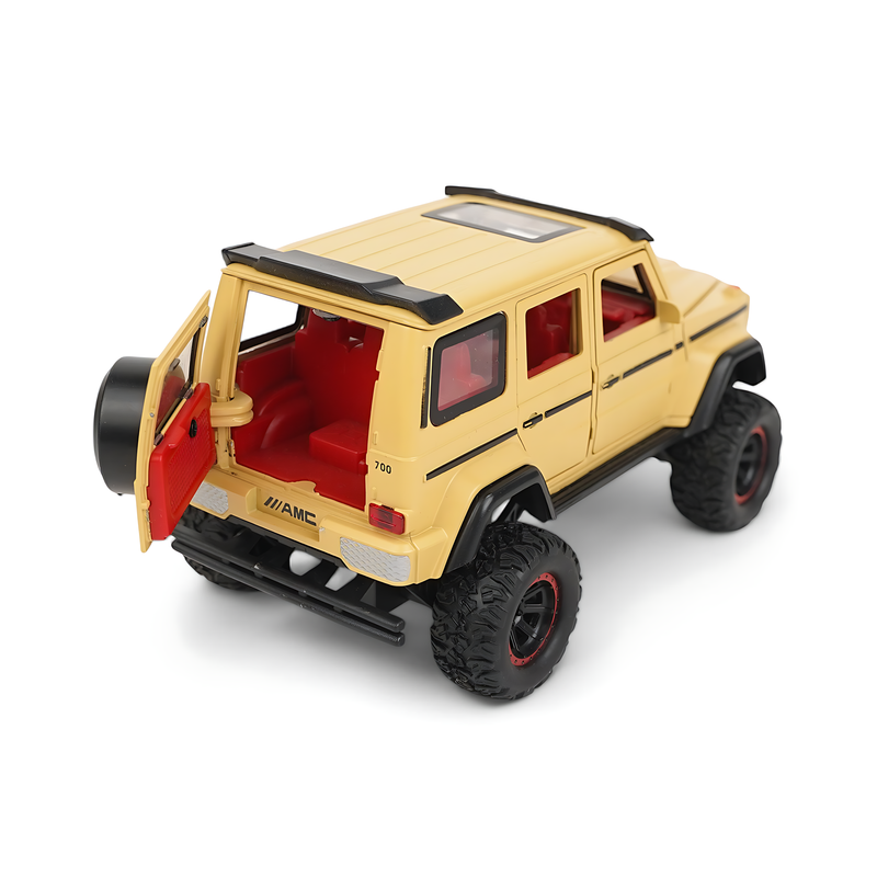 Mercedes-Benz AMG G-Class Diecast Model - Bold Beige Off-Road SUV Miniature with Realistic Details