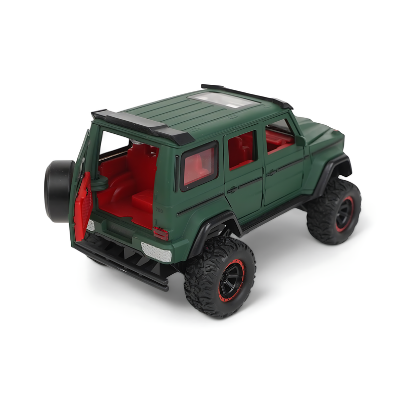 Mercedes-Benz AMG G-Class Diecast Model - Rugged Green Off-Road SUV Miniature with Realistic Details