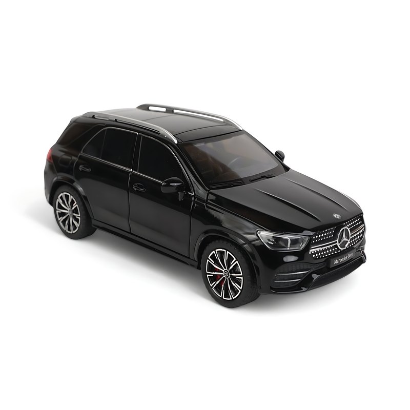 Mercedes-Benz GLE Diecast Model - Sleek Black Luxury SUV Miniature with Opening Doors and Detailed Interior