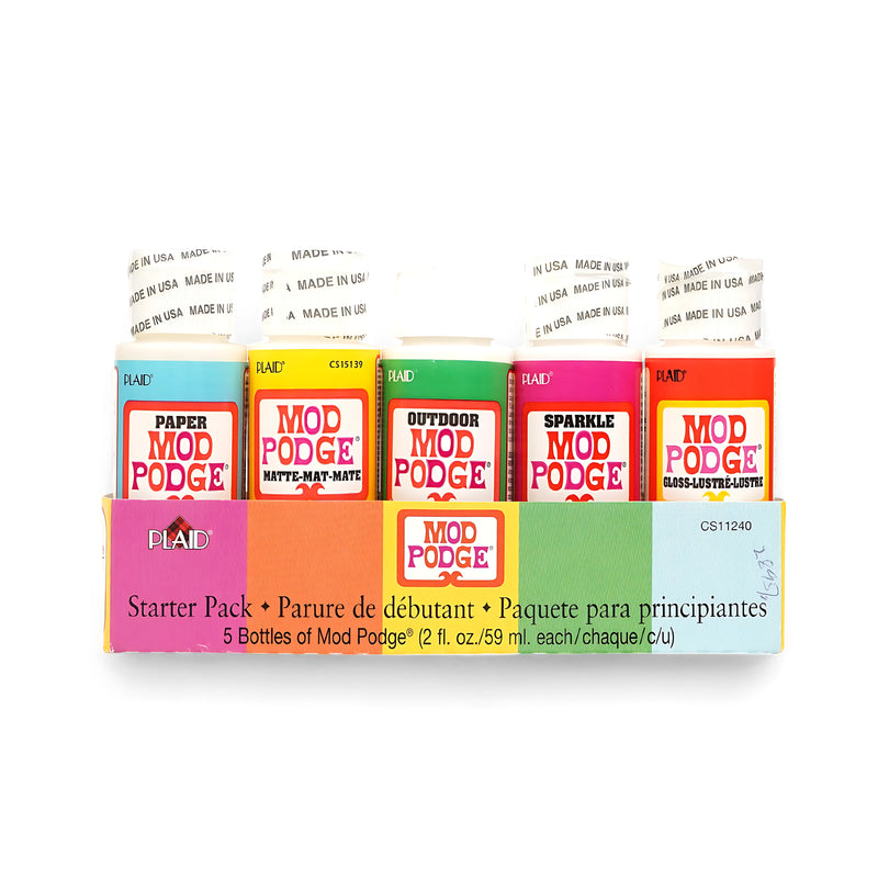 Mod Podge Collection - Gloss, Paper Gloss, Sparkle & Fabric (8 fl oz / 236 ml)