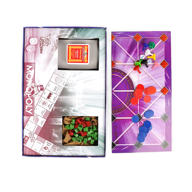 Monopoly 2-in-1 Fast-Dealing Property Trading Game – Classic Fun for Families and Friends 23