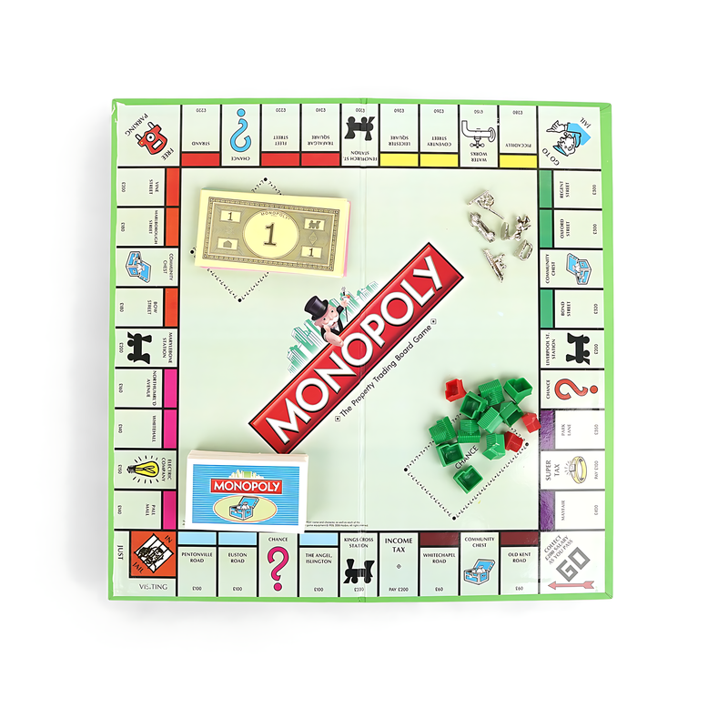 Monopoly Cars Edition – London Adventure Board Game for Kids and Families