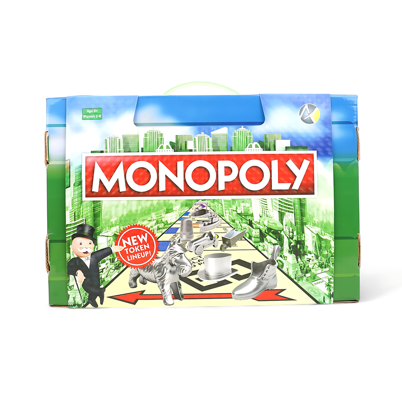 Monopoly Classic Edition – Fast-Dealing Property Trading Game with New Tokens