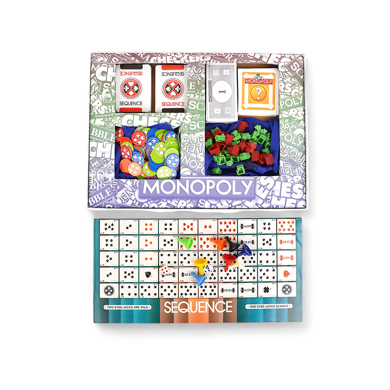Monopoly Sequence 2-in-1 Board Game – Strategic Fun with a Classic Twist