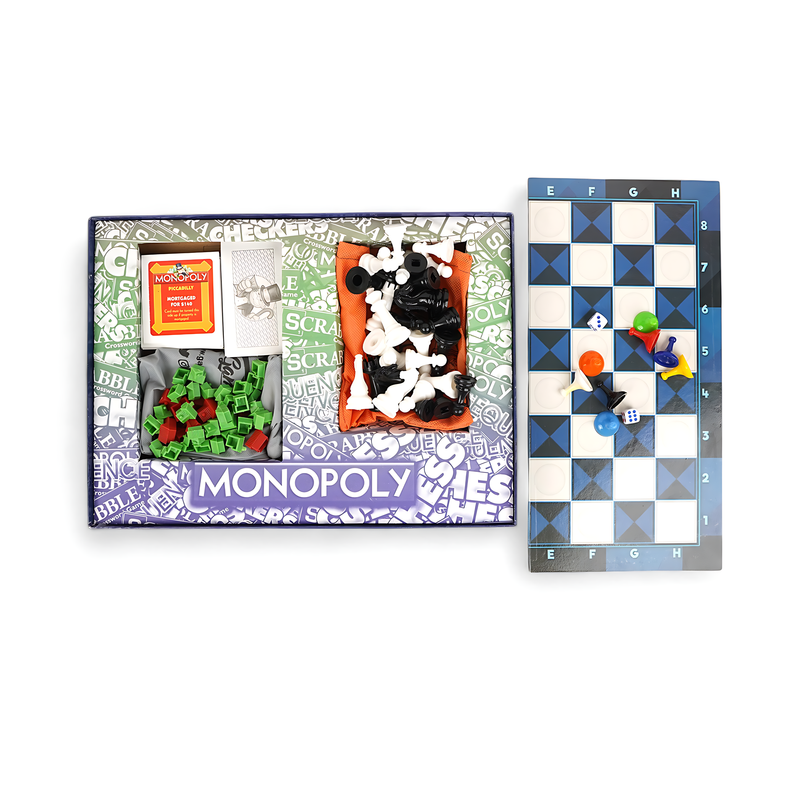 Monopoly and Chess 2-in-1 Board Game - Ultimate Strategy and Fun for All