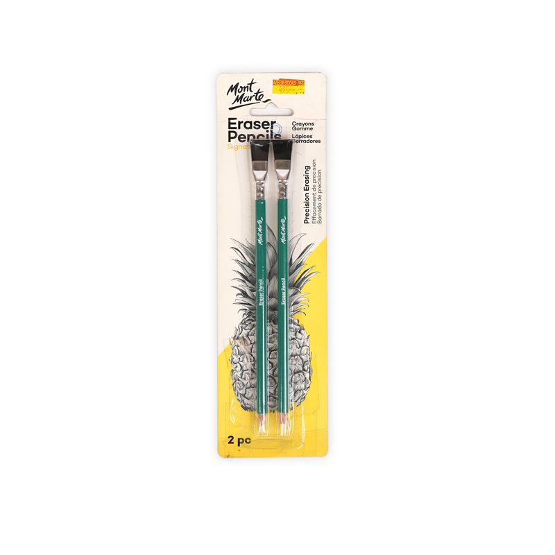 Mont Marte Precision Eraser Pencils - 2PC Set for Accurate Erasing