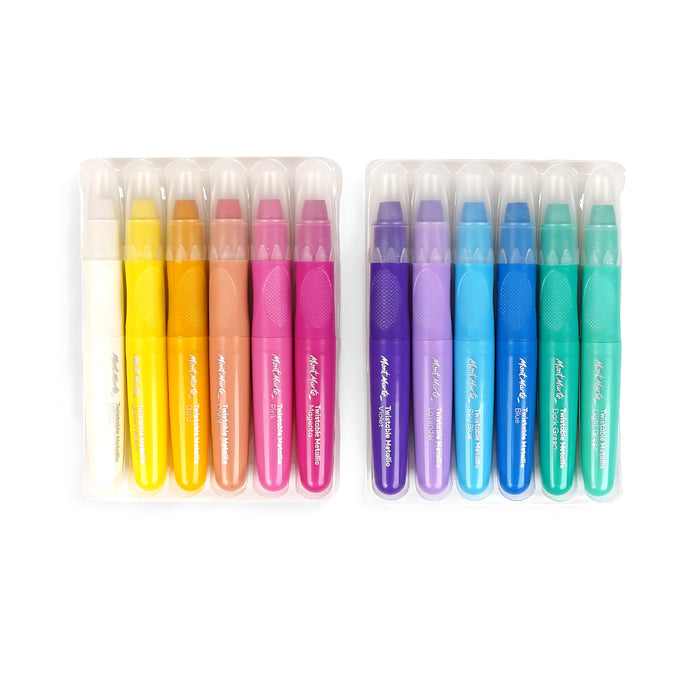 Mont Marte Twistable Metallics - Signature Set (6 and 12 Pieces Sets)