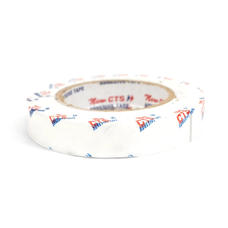 New CTS adhesive tape roll with a transparent finish and strong adhesion, ideal for packaging, sealing, and labeling tasks.

