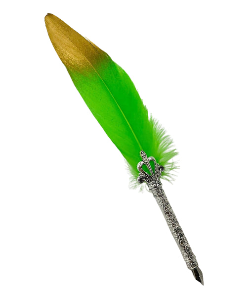 Feather Calligraphy Pen | Antique Quill Pen for Writing & Drawing | Refillable Ink Dip Pens for Signature, Wedding, Birthday Gifts, Retro Decor