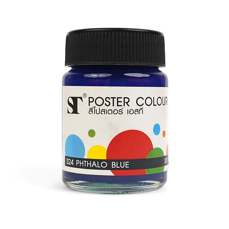 ST Poster Colour Individual Jars - High-Quality Pigmented Poster Paint