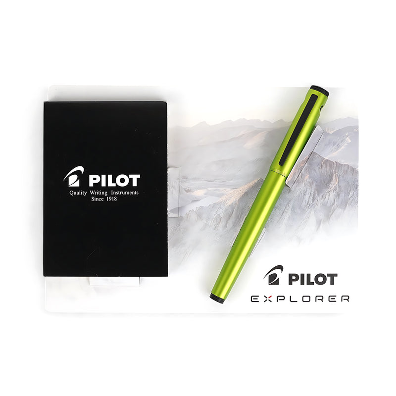 Pilot Explorer Fountain Pen Set – Green, Pink, and Pastel Variants