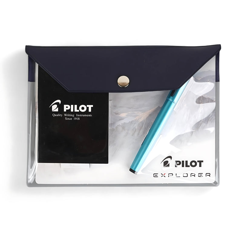 Pilot Explorer Fountain Pen Set – Green, Pink, and Pastel Variants