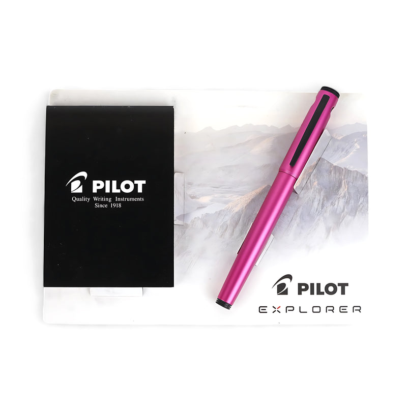 Pilot Explorer Fountain Pen Set – Green, Pink, and Pastel Variants