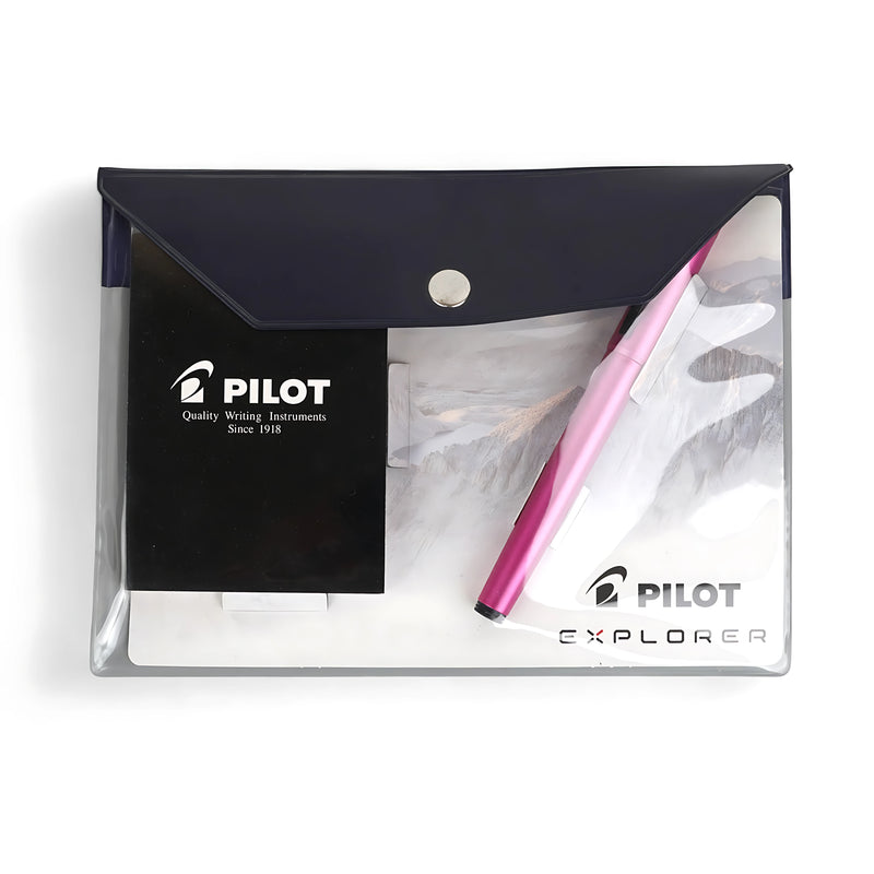 Pilot Explorer Fountain Pen Set – Green, Pink, and Pastel Variants