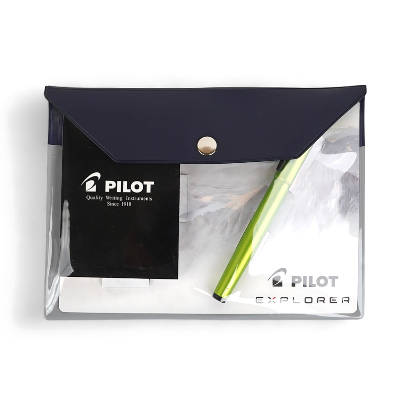 Pilot Explorer Fountain Pen Set – Green, Pink, and Pastel Variants
