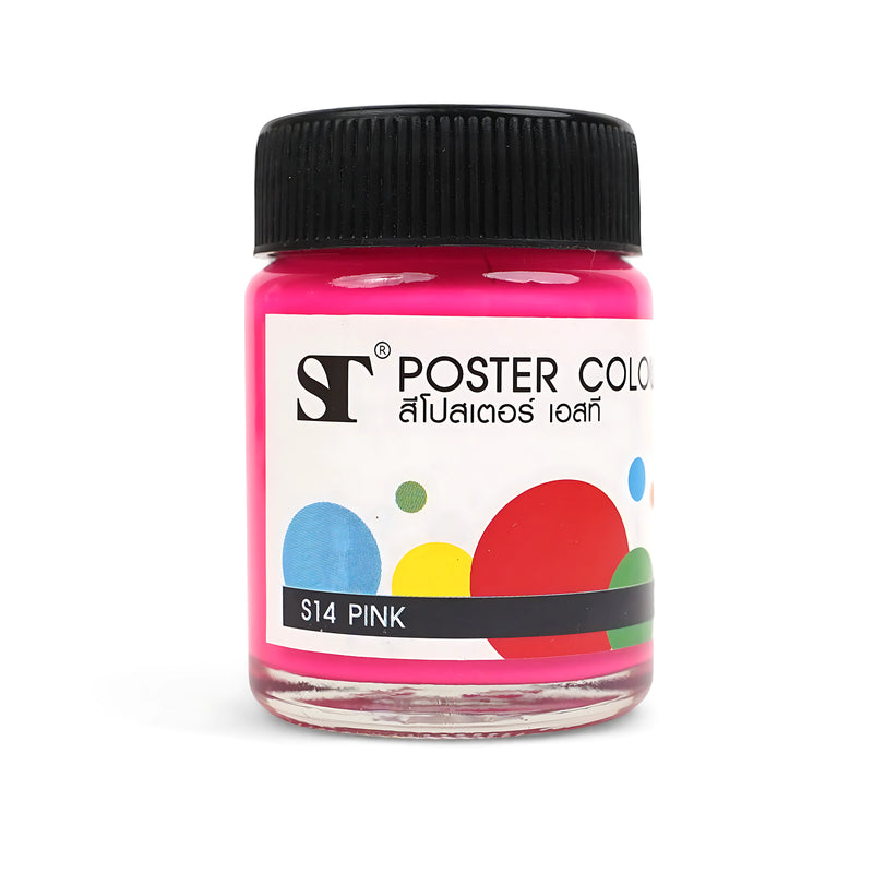 ST Poster Colour Individual Jars - High-Quality Pigmented Poster Paint