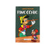 Cover of Pinocchio by Carlo Collodi, featuring the puppet Pinocchio with his long nose and the Cricket, symbolizing the whimsical nature and life lessons of the story.

