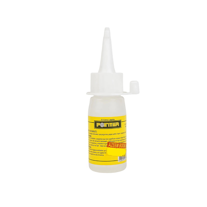 Pointer Liquid Silicone Glue – 125ml bottle with a nozzle, ideal for crafts, repairs, and office projects.

