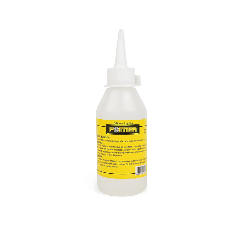 Pointer Liquid Silicone Glue 250ml with nozzle – Ideal for crafts, repairs, and office projects with fast-drying adhesive.

