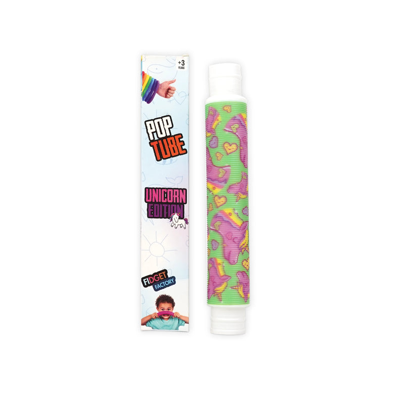 Unicorn Pop Tube Fidget Toy – Sensory Stretchable Tube for Kids & Adults