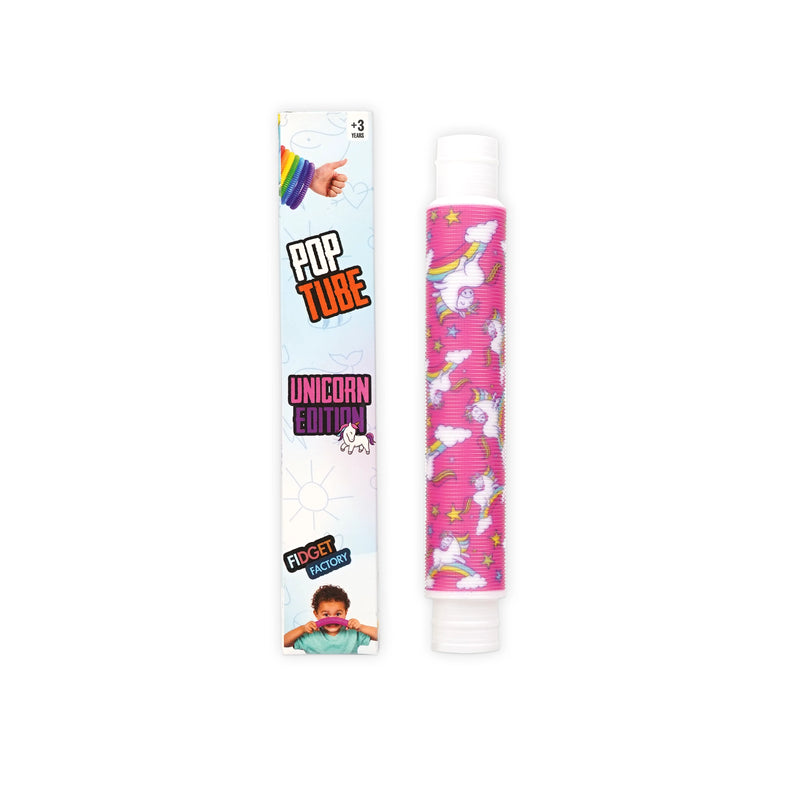 Unicorn Pop Tube Fidget Toy – Sensory Stretchable Tube for Kids & Adults
