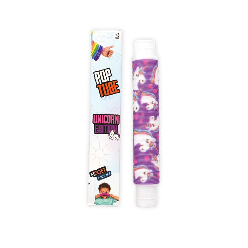 Unicorn Pop Tube Fidget Toy – Sensory Stretchable Tube for Kids & Adults